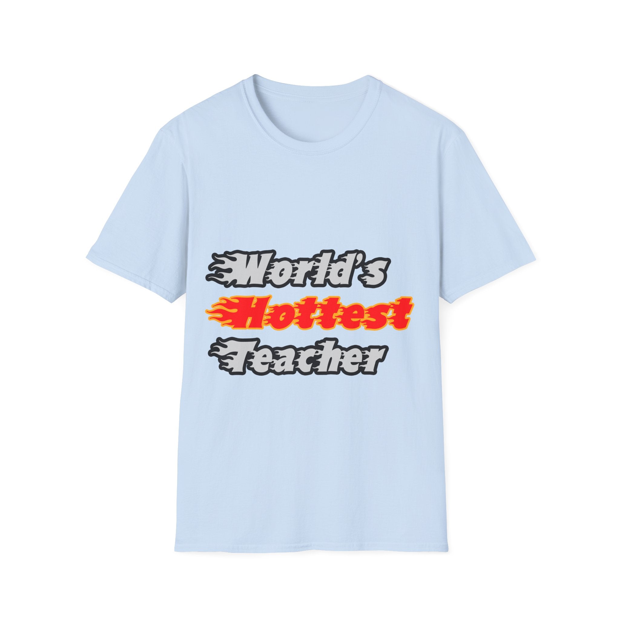 World's Hottest Teacher - Unisex Softstyle T-Shirt