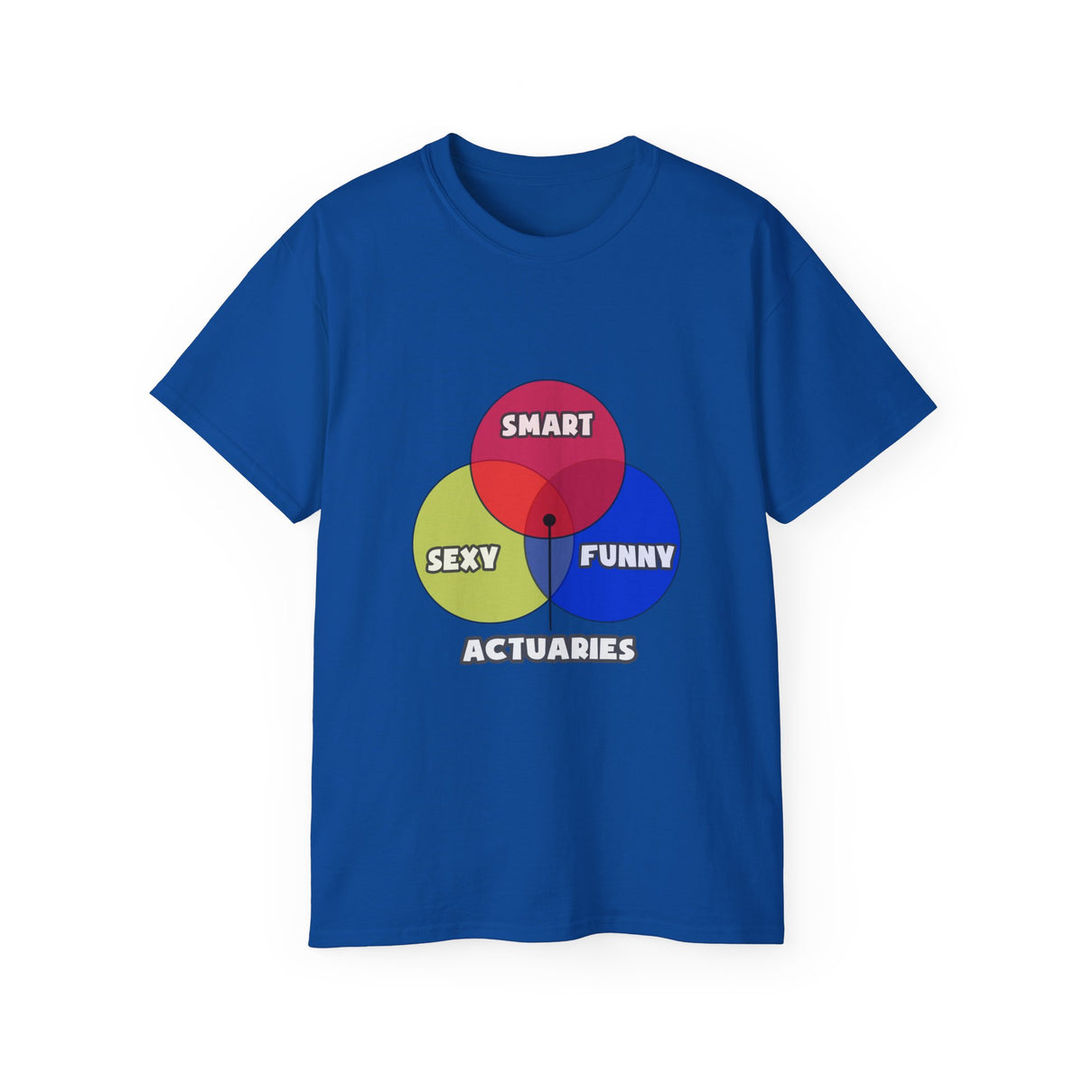Venn Diagram .. Actuaries - Unisex Ultra Cotton Tee