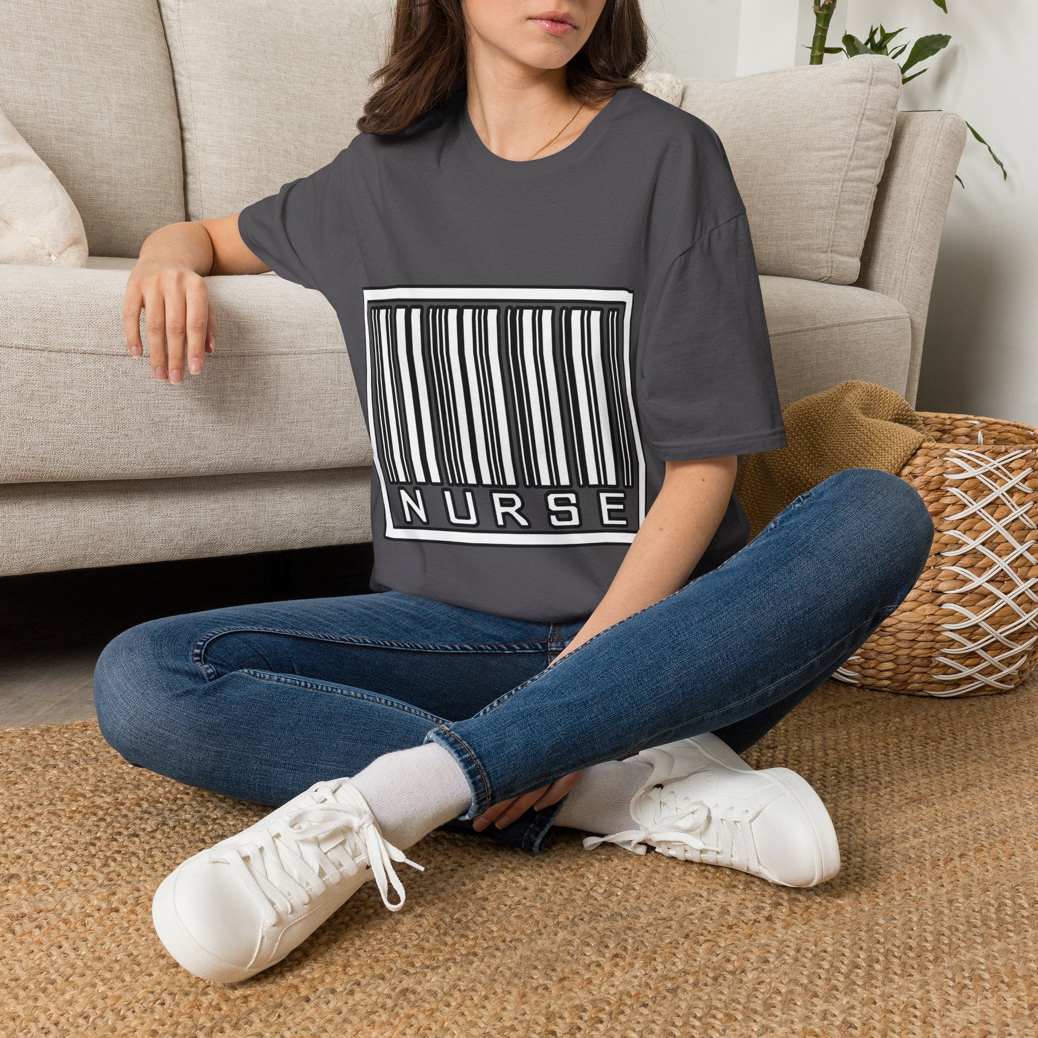 Barcode Nurse - Unisex Softstyle T-Shirt