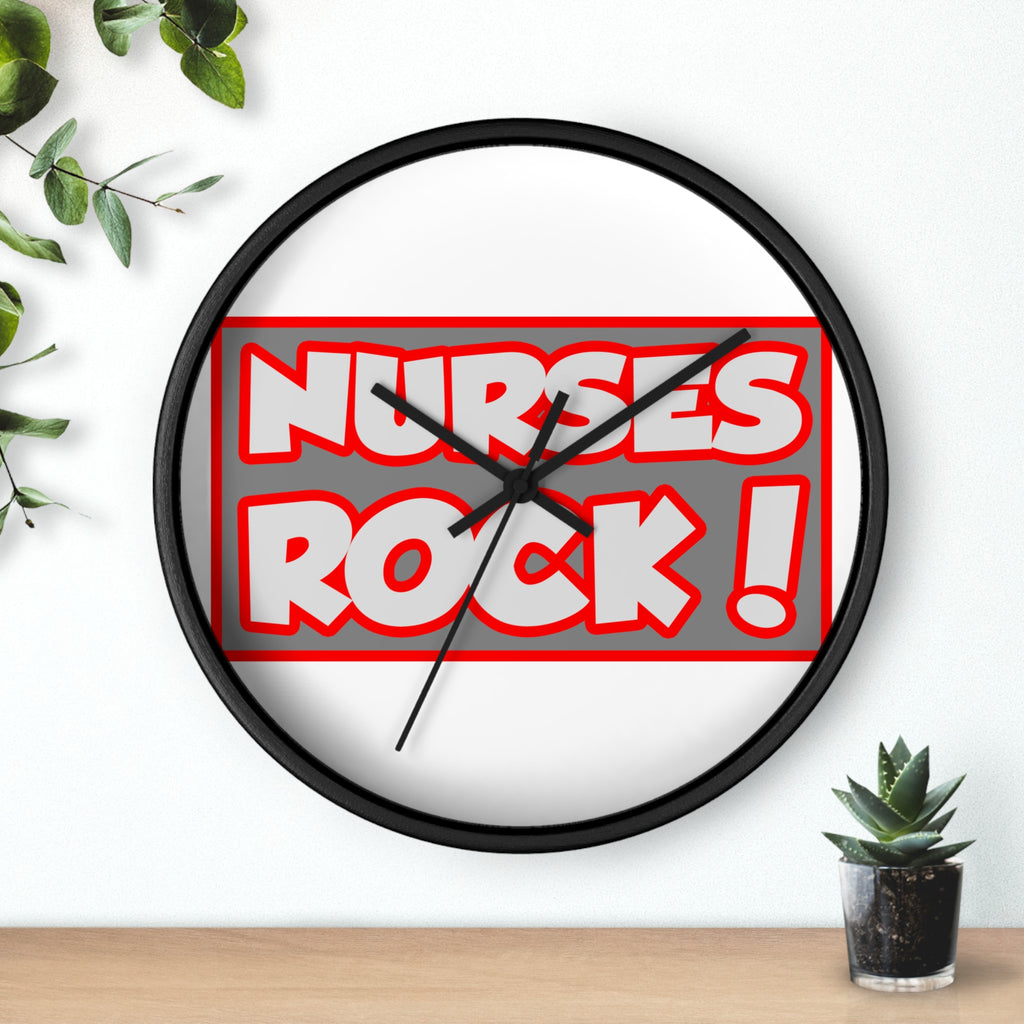 Nurses Rock! - Wall Clock