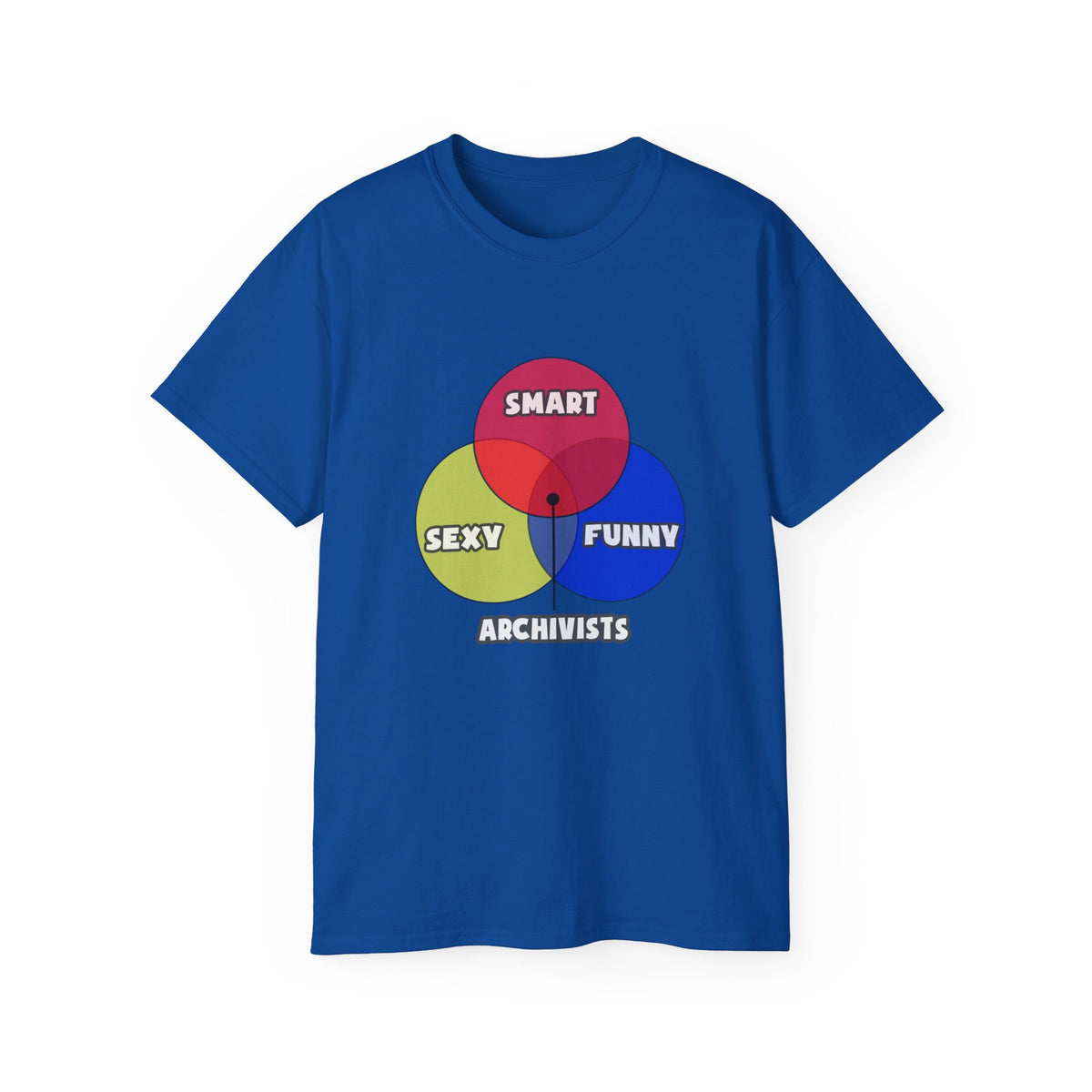 Venn Diagram .. Archivists - Unisex Ultra Cotton Tee