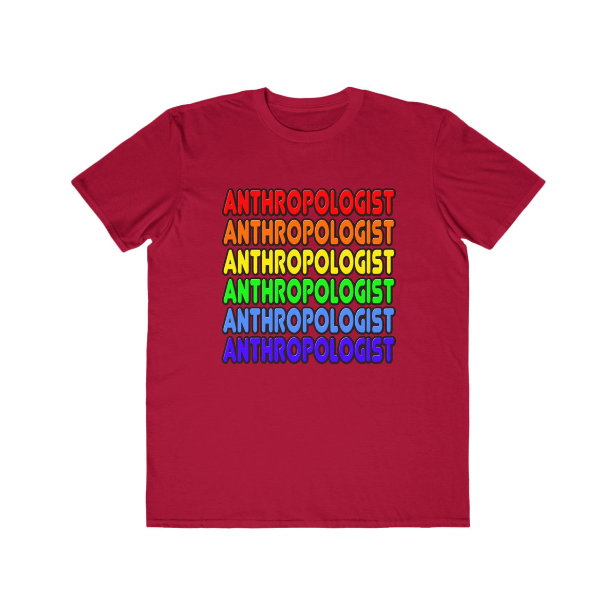 Rainbow Anthropologist - Men's Lightweight Fashion Tee