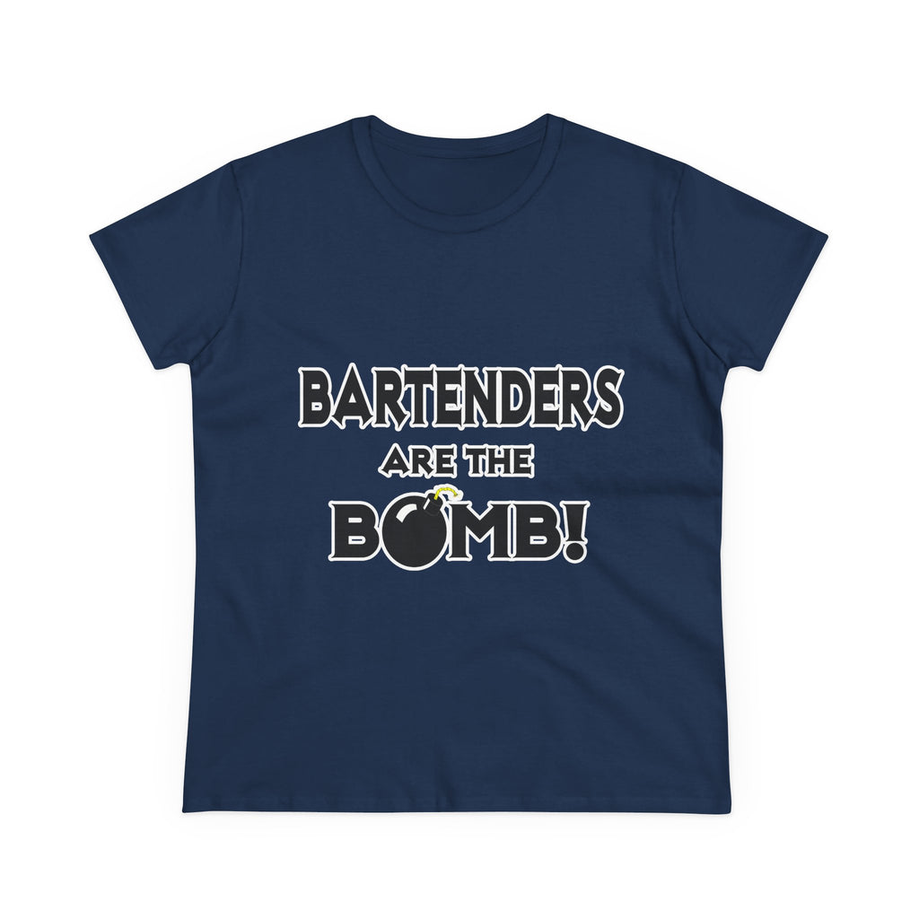 Bartenders Are The Bomb! - Women's Midweight Cotton Tee
