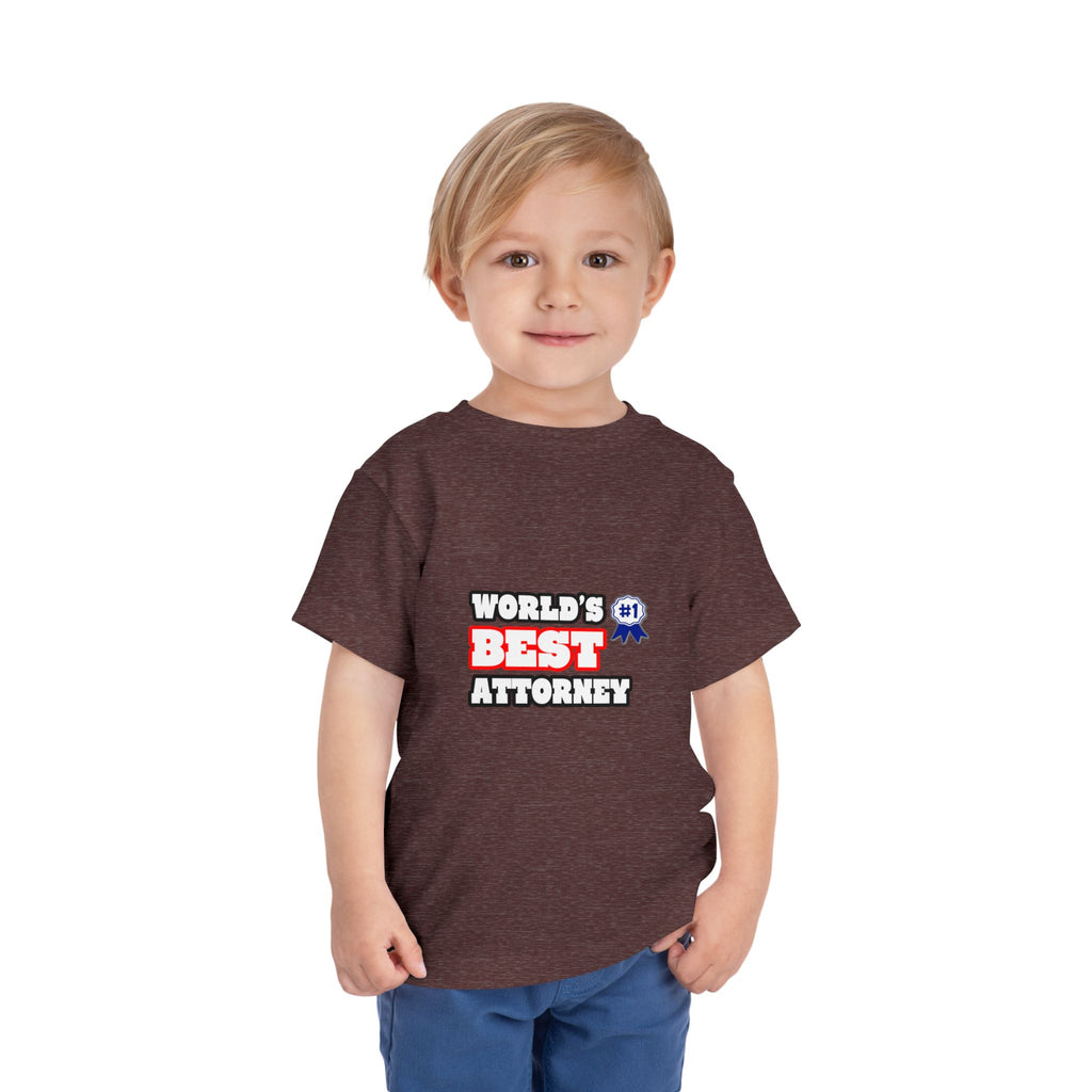 World's Best Attorney - Toddler Short Sleeve Tee