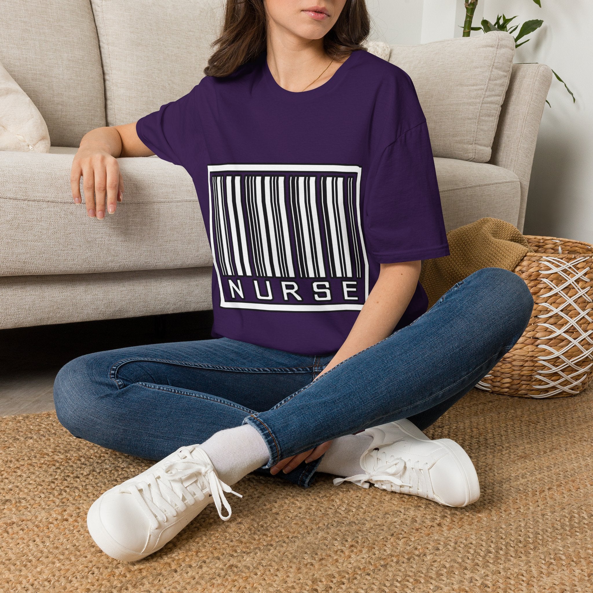 Barcode Nurse - Unisex Softstyle T-Shirt