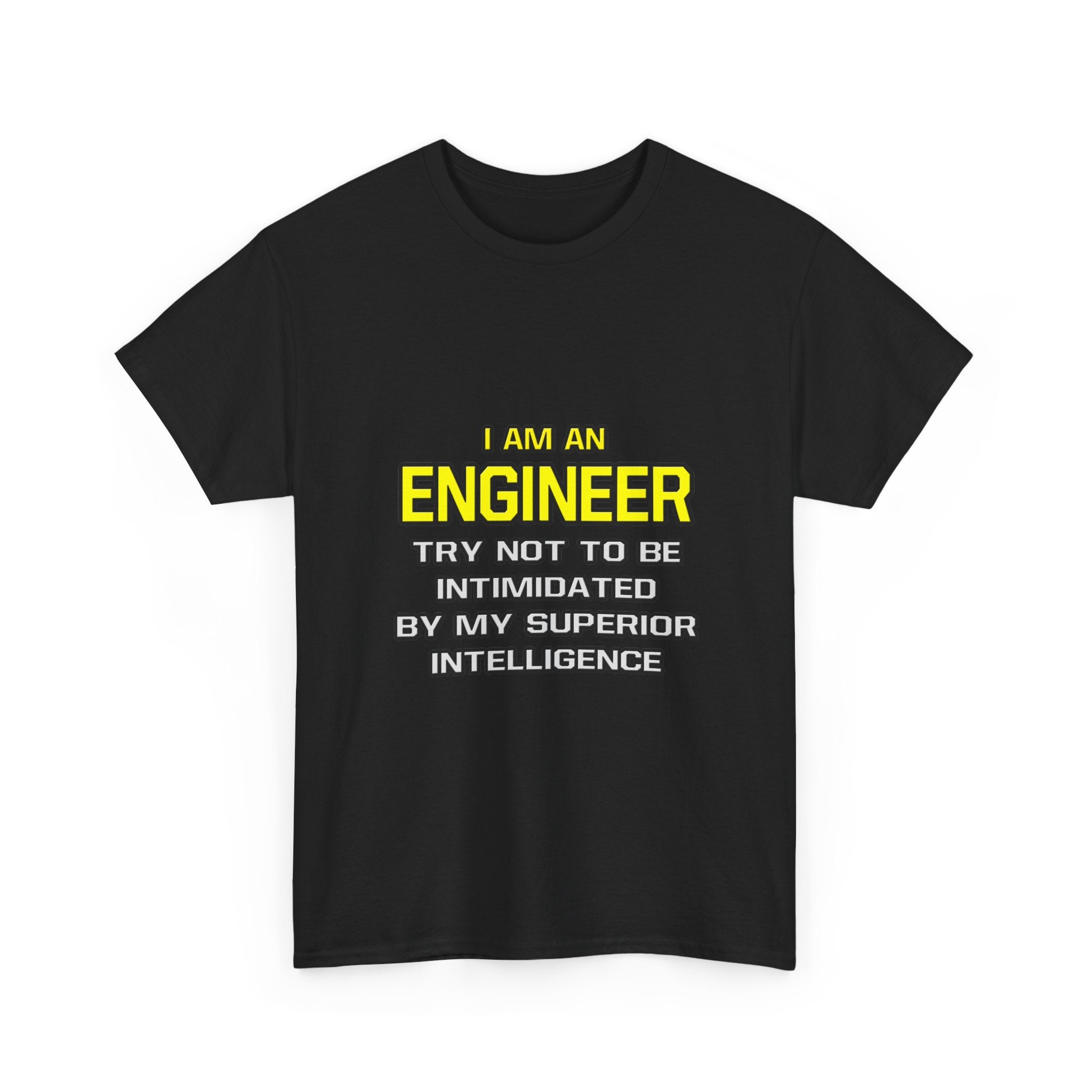 Engineer...Superior Intelligence - Unisex Heavy Cotton Tee
