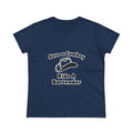 Save a Cowboy .... Ride a Bartender - Women's Midweight Cotton Tee