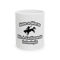 Save a Horse, Ride a Cardiovascular Tech - Ceramic Mug, (11oz, 15oz)