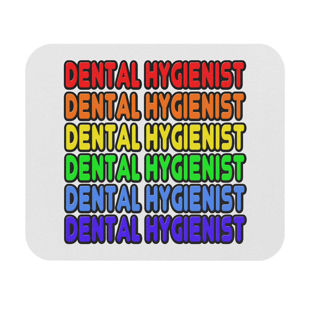 Rainbow Dental Hygienist - Mouse Pad (Rectangle)