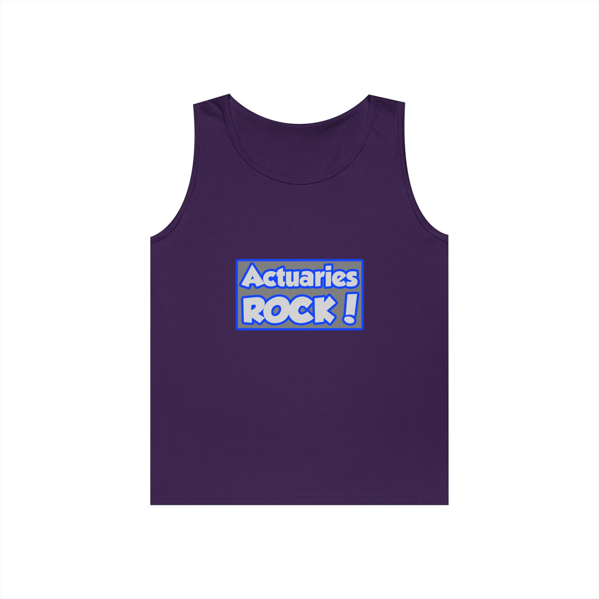 Actuaries Rock! - Unisex Heavy Cotton Tank Top