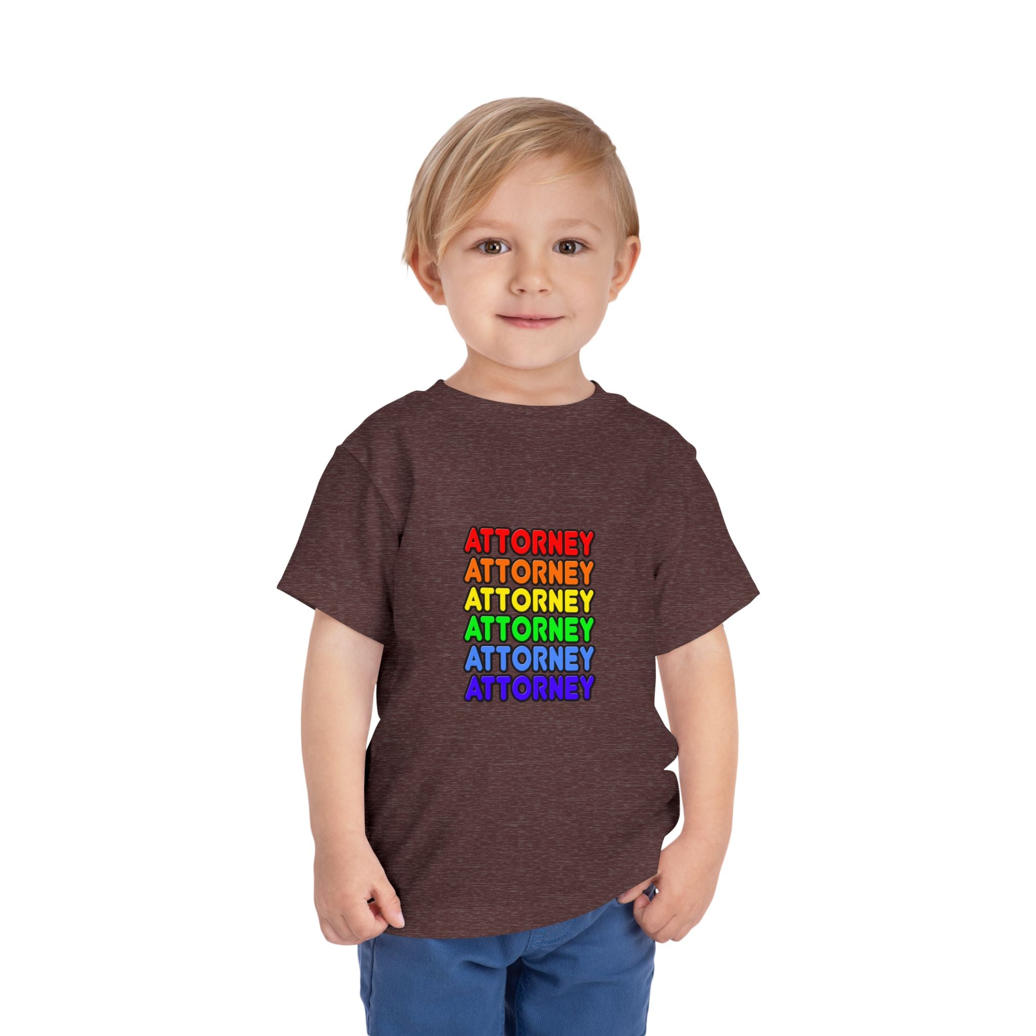Rainbow Attorney - Toddler Short Sleeve Tee