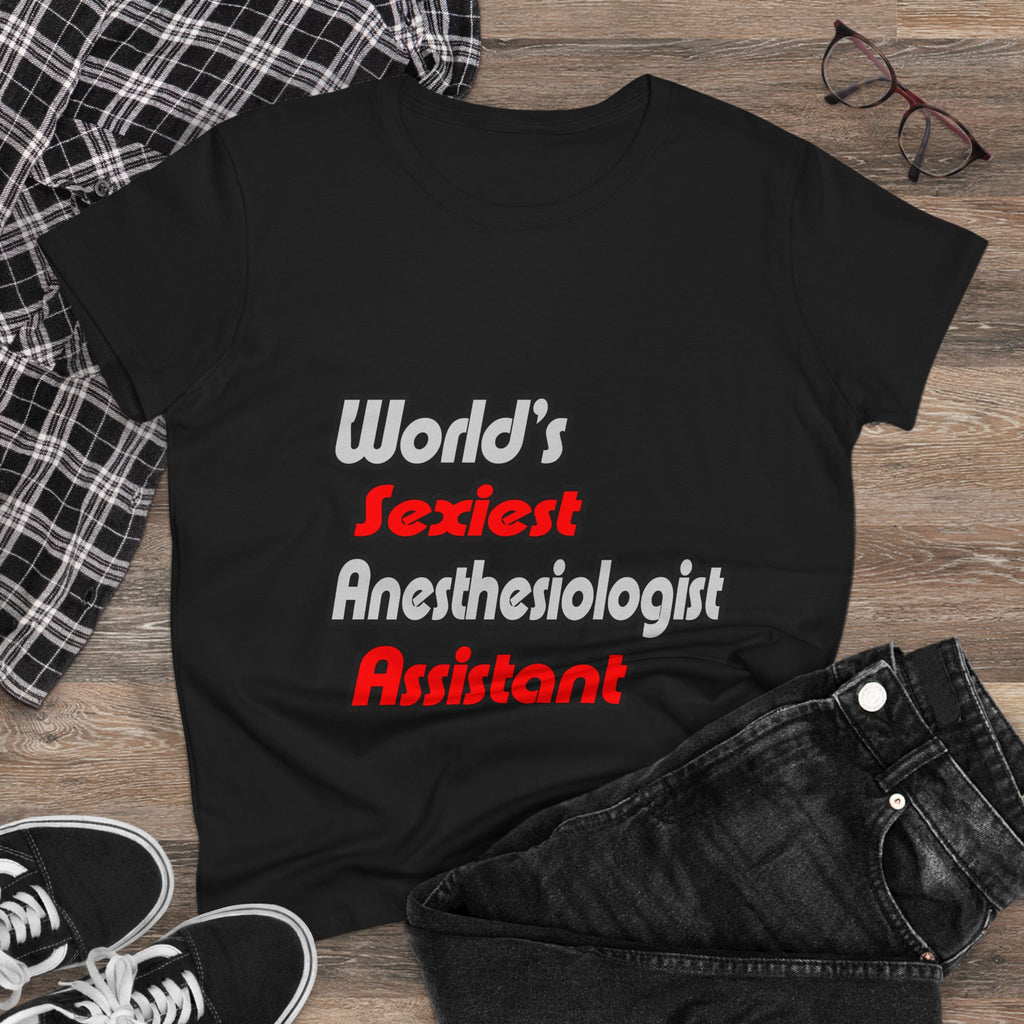 World's Sexiest Anesthesiologist Assistant - Women's Midweight Cotton Tee