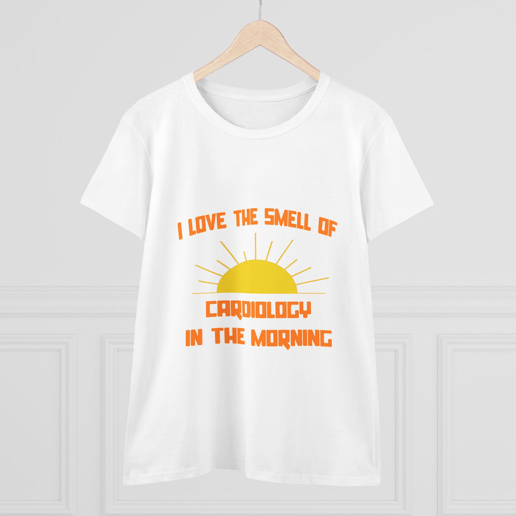 Smell of Cardiology in the Morning - Women's Midweight Cotton Tee