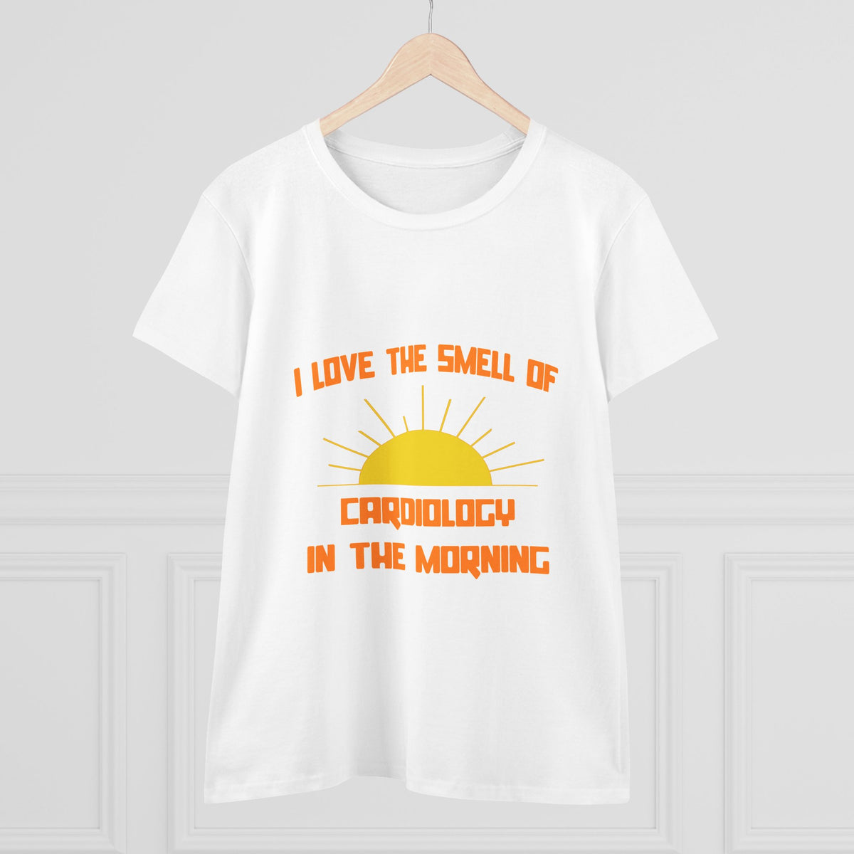 Smell of Cardiology in the Morning - Women's Midweight Cotton Tee