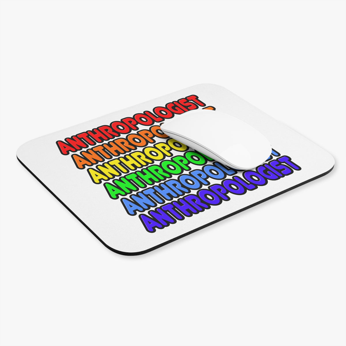 Rainbow Anthropologist - Mouse Pad (Rectangle)