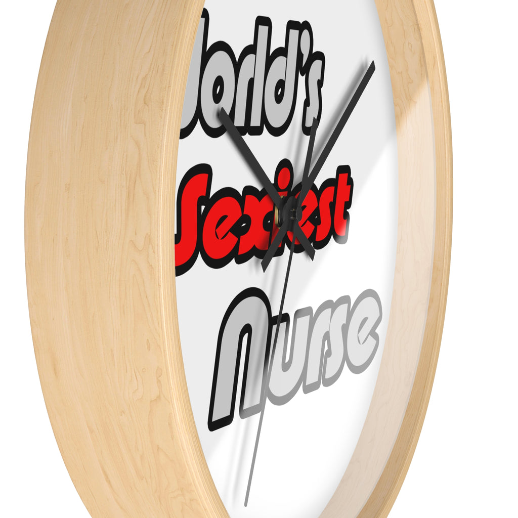 World's Sexiest Nurse - Wall Clock