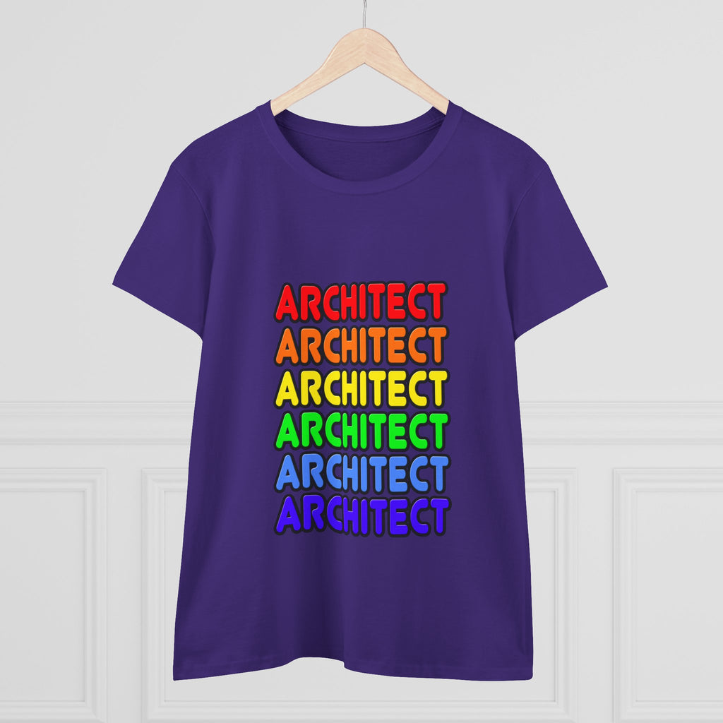 Rainbow Architect - Women's Midweight Cotton Tee