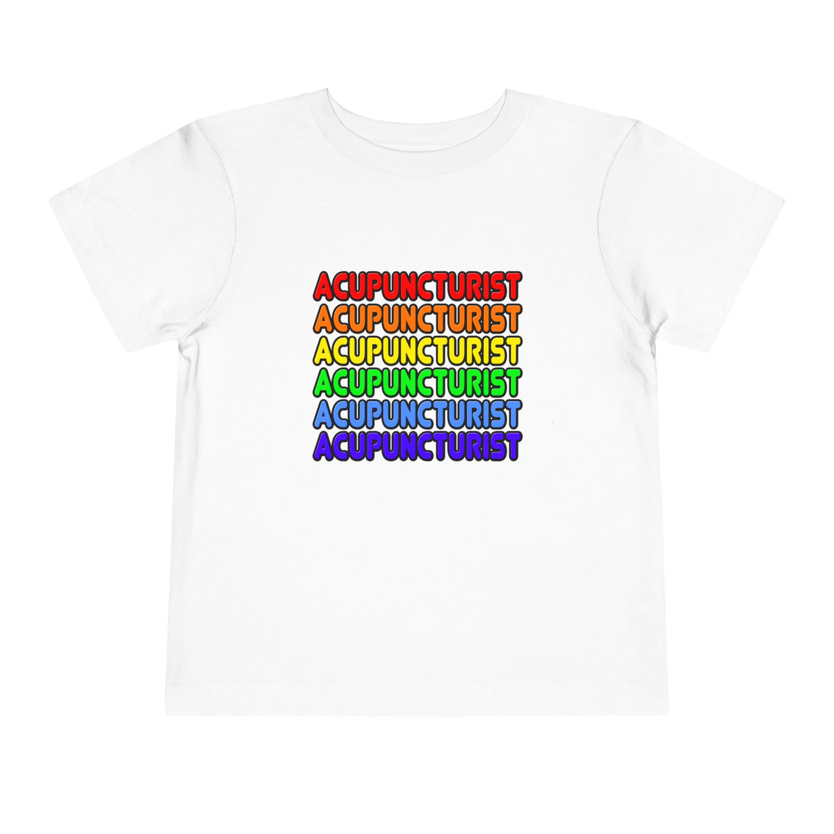 Rainbow Acupuncturist - Toddler Short Sleeve Tee