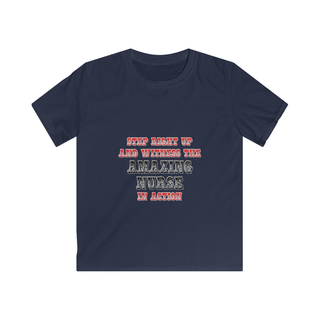 Amazing Nurse In Action - Kids Softstyle Tee
