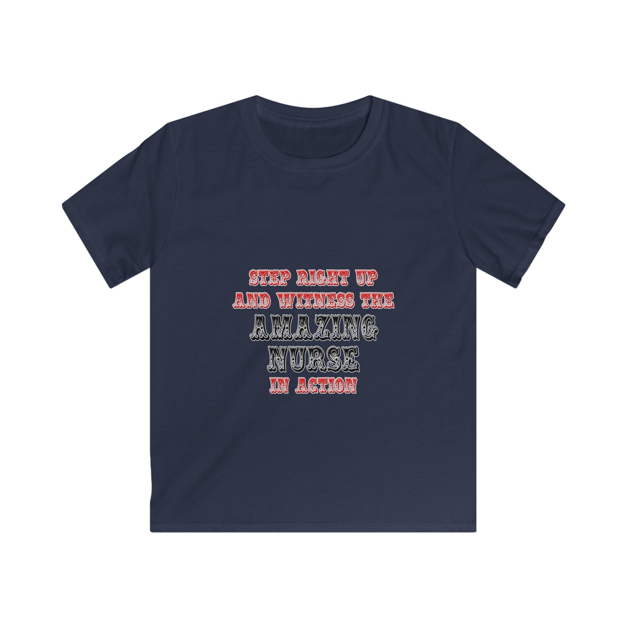 Amazing Nurse In Action - Kids Softstyle Tee
