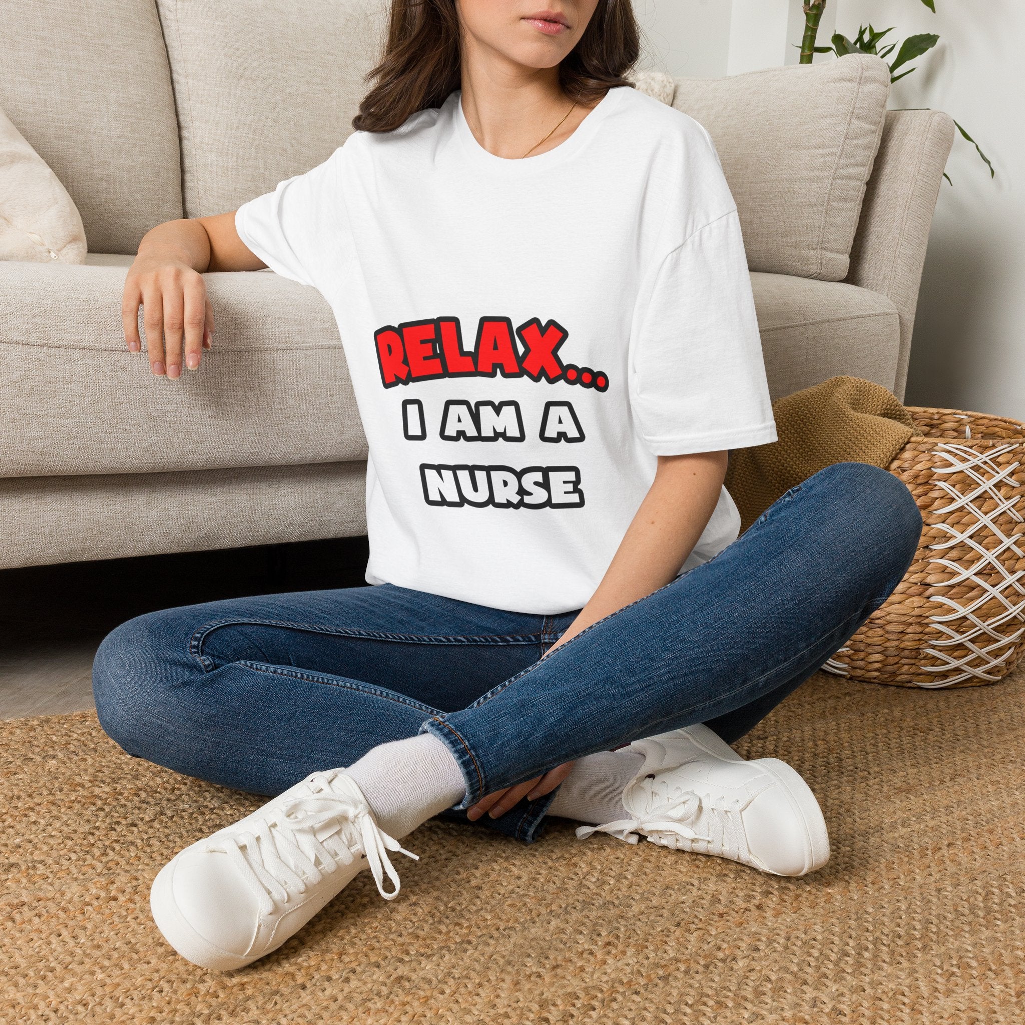 Relax ... I Am A Nurse - Unisex Softstyle T-Shirt