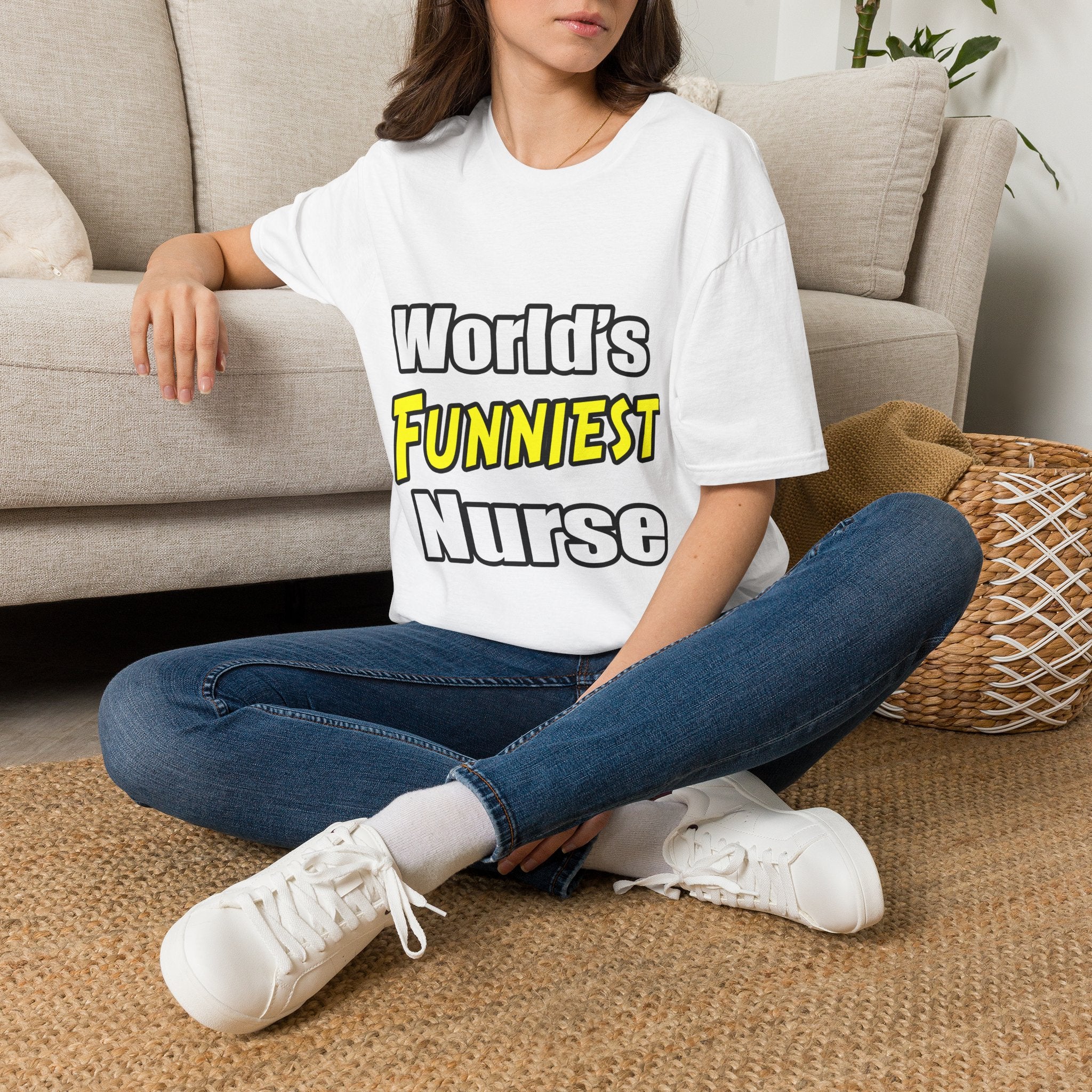 World's Funniest Nurse - Unisex Softstyle T-Shirt