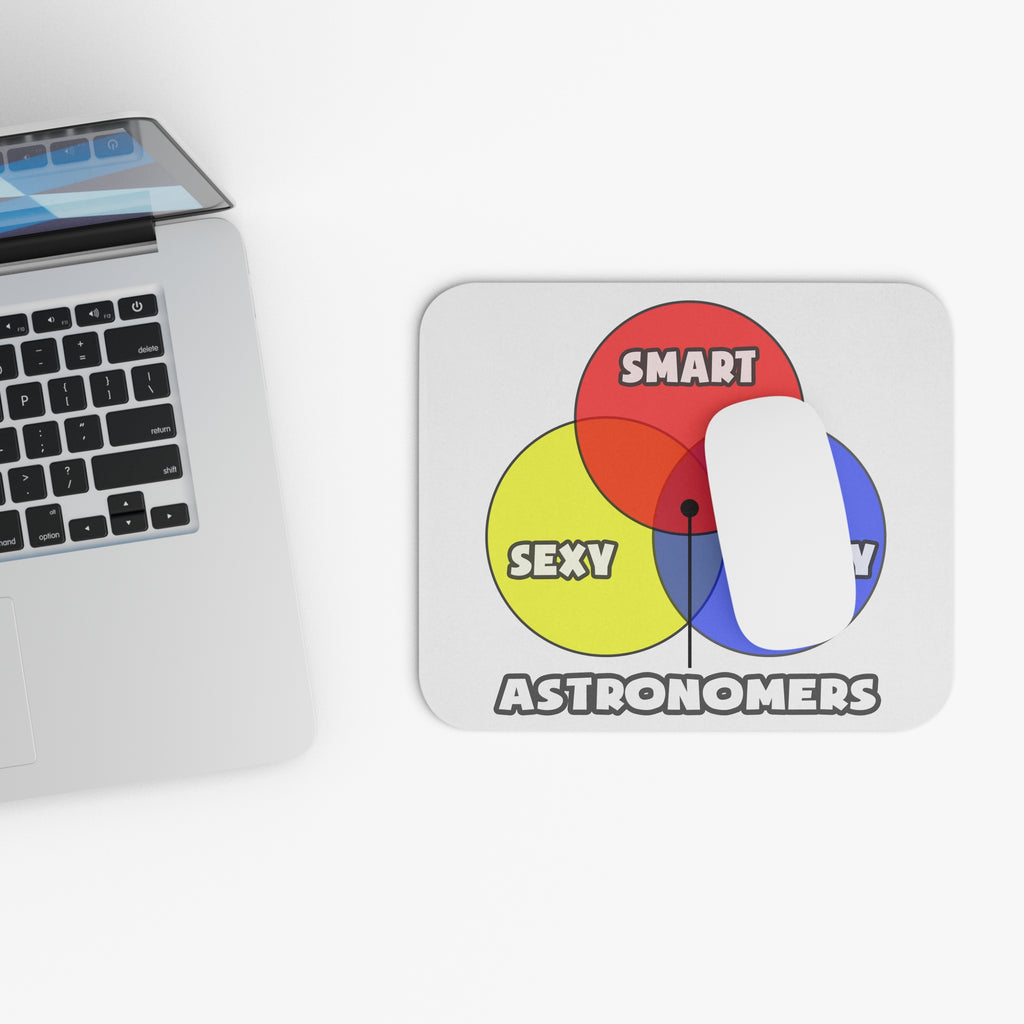 Venn Diagram .. Astronomers - Mouse Pad (Rectangle)