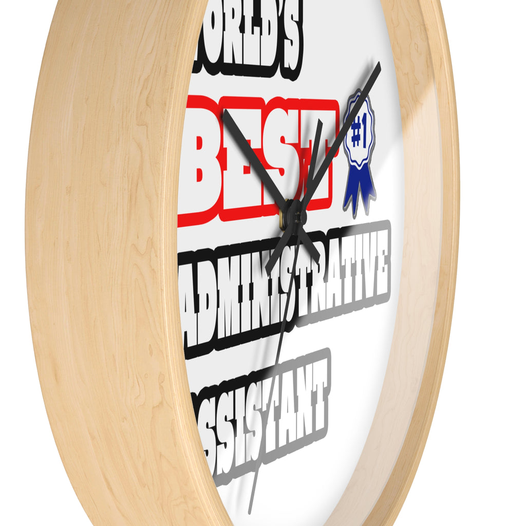 World's Best Administrative Assistant - Wall Clock