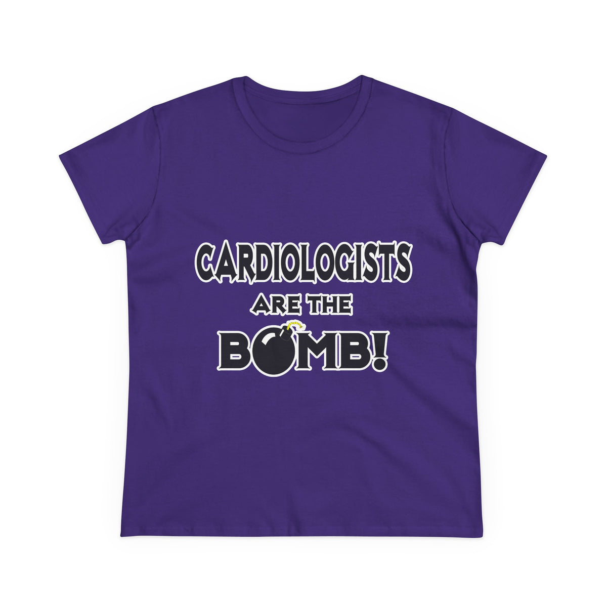 Cardiologists Are The Bomb! - Women's Midweight Cotton Tee