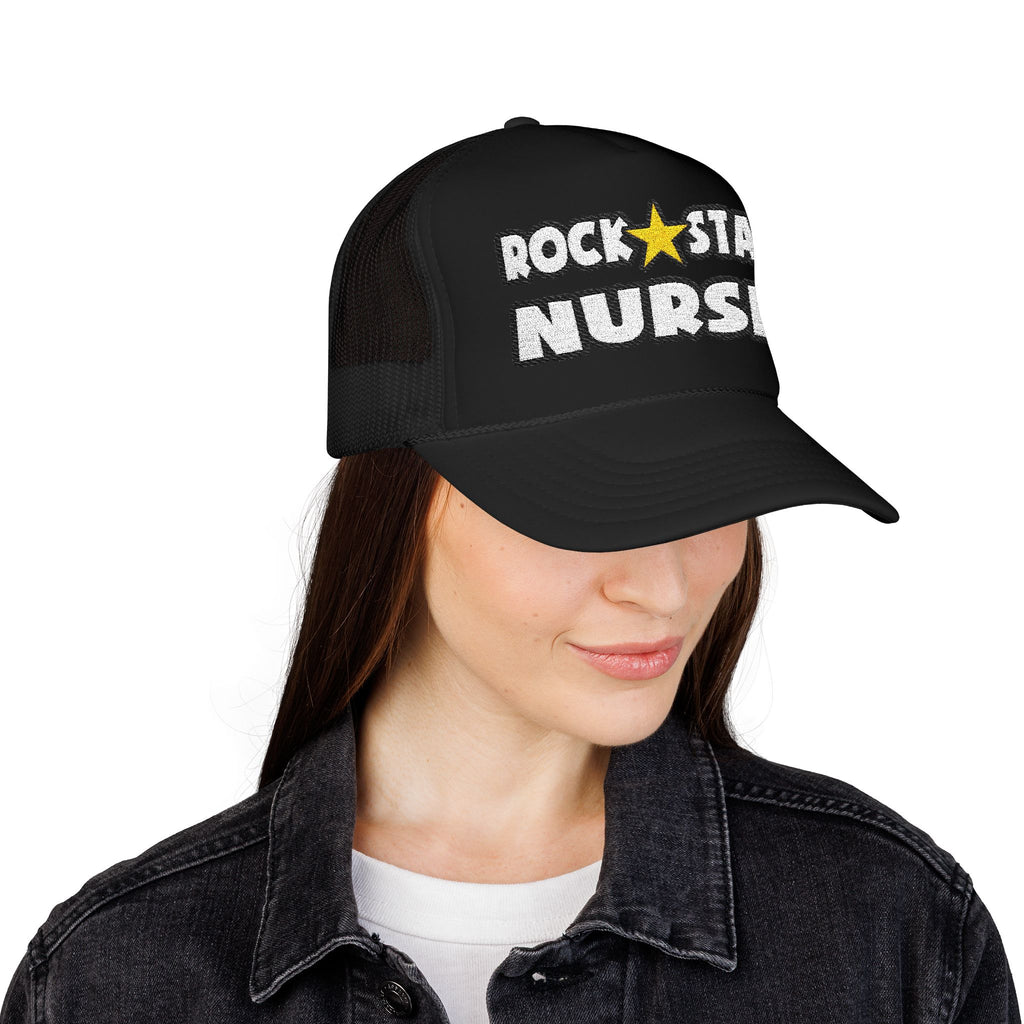 Rock Star Nurse (2) - Foam Trucker Hat