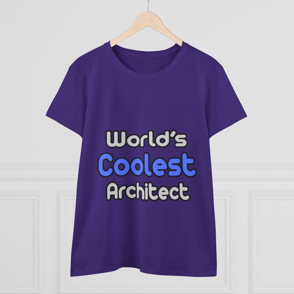 World's Coolest Architect - Women's Midweight Cotton Tee