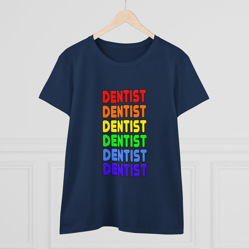 Rainbow Dentist - Women's Midweight Cotton Tee