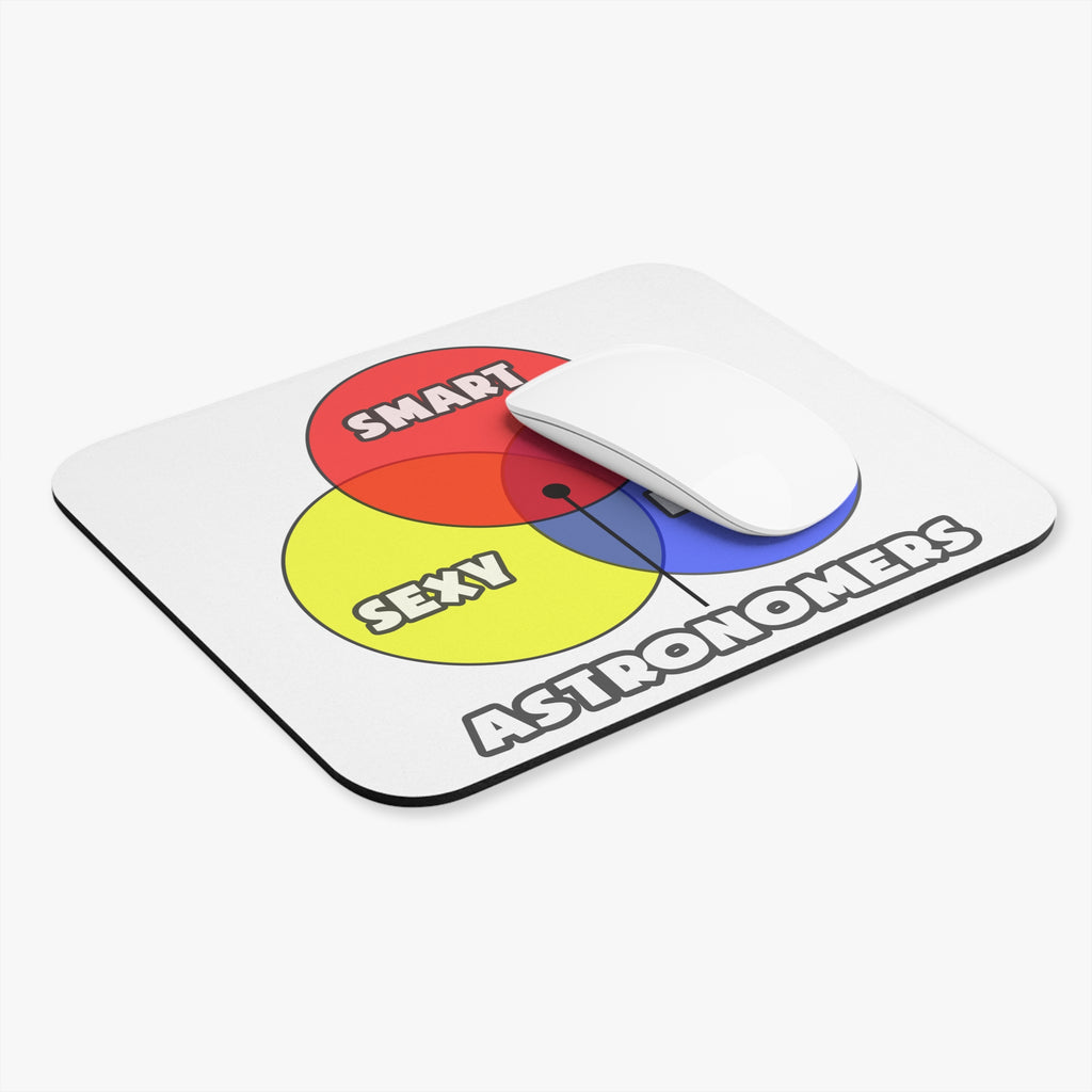 Venn Diagram .. Astronomers - Mouse Pad (Rectangle)