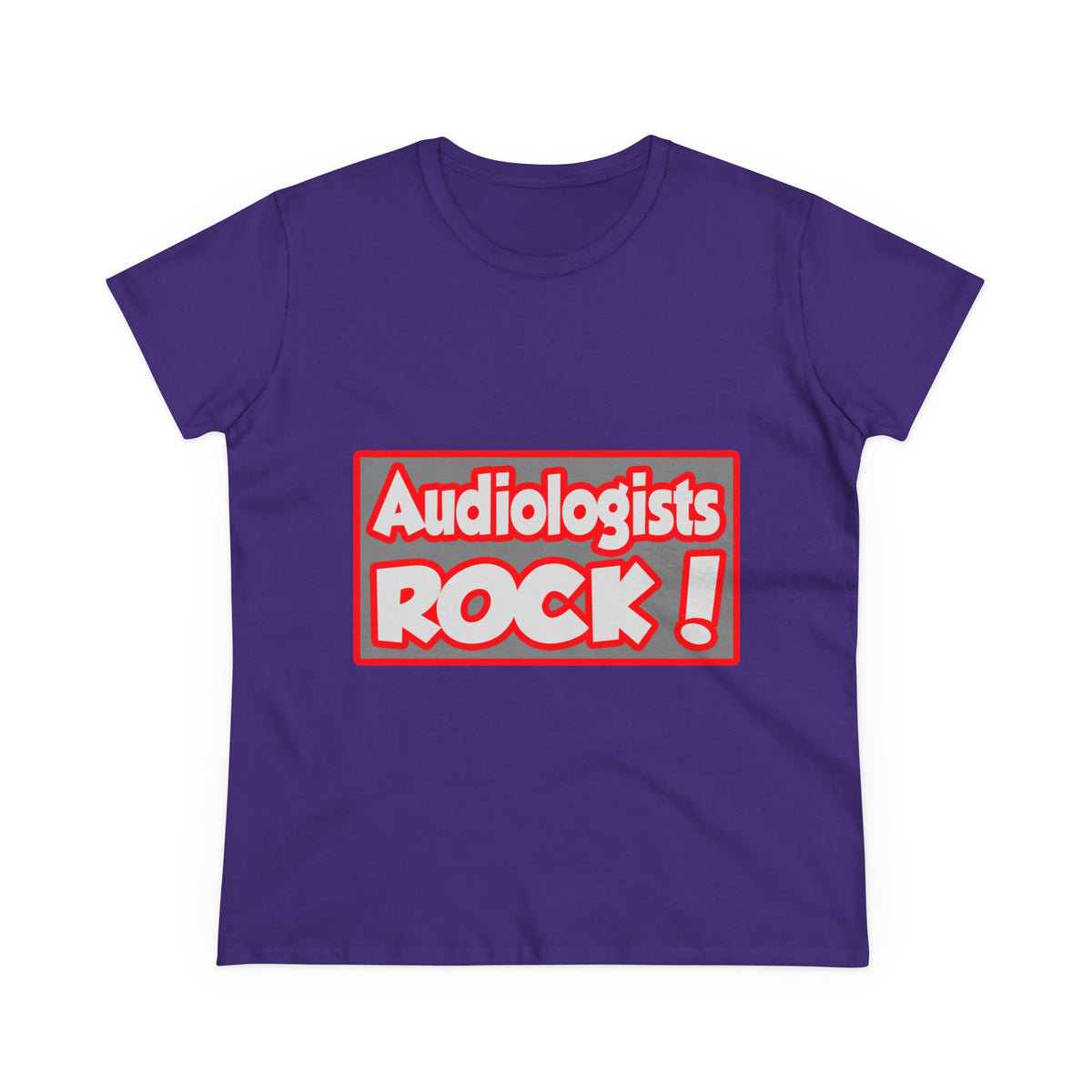 Audiologists Rock! - Women's Midweight Cotton Tee