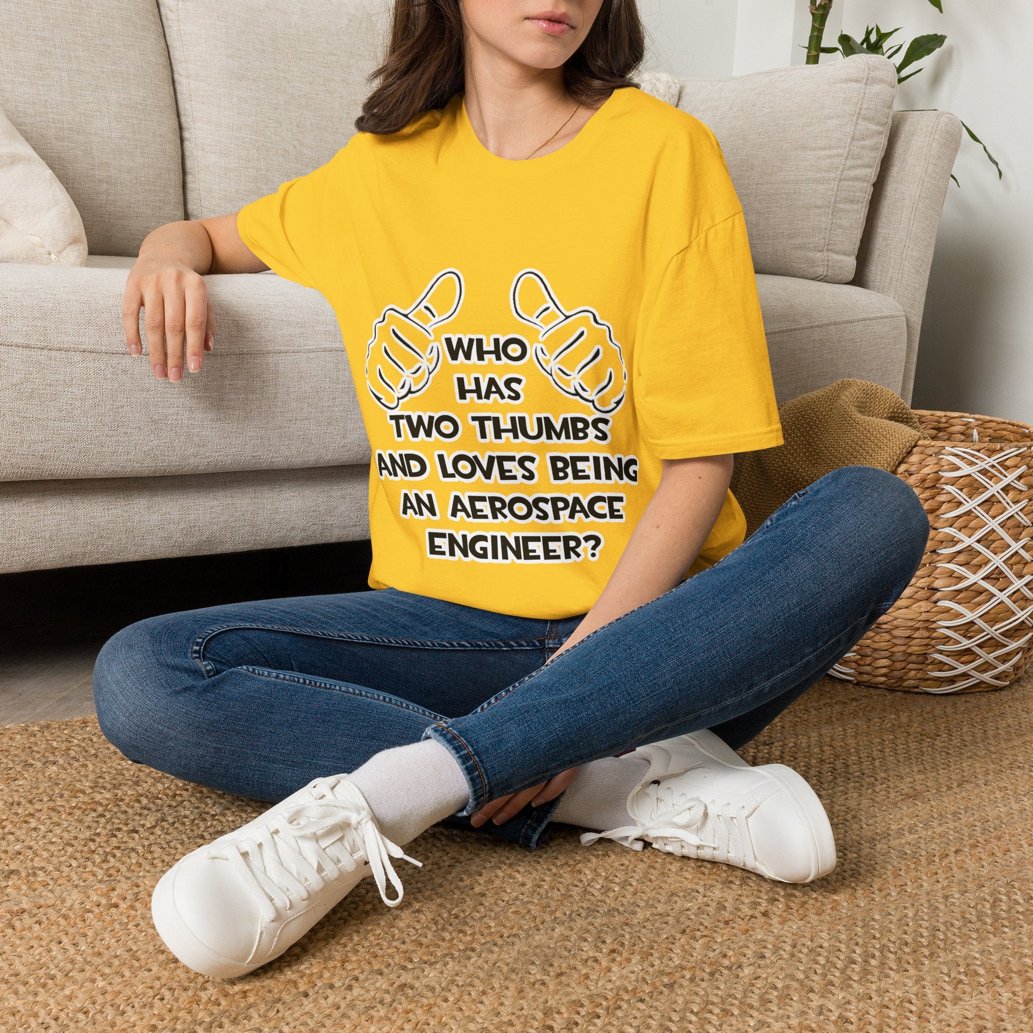 Two Thumbs...Aerospace Engineer - Unisex Softstyle T-Shirt