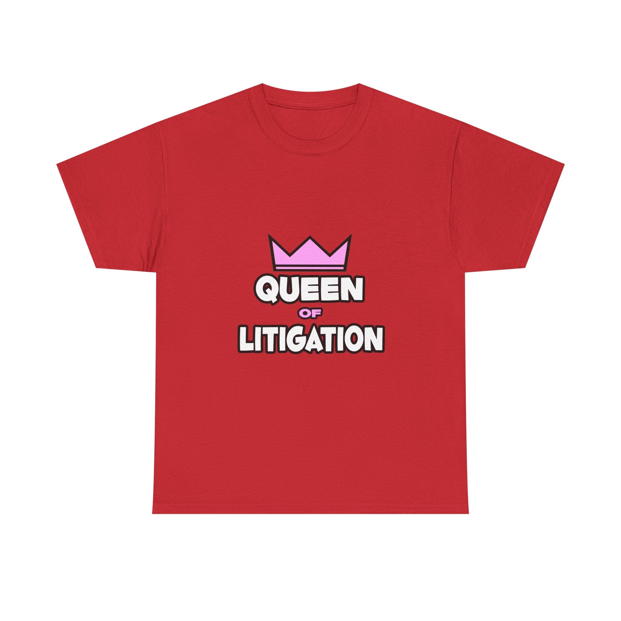 Queen of Litigation - Unisex Heavy Cotton Tee