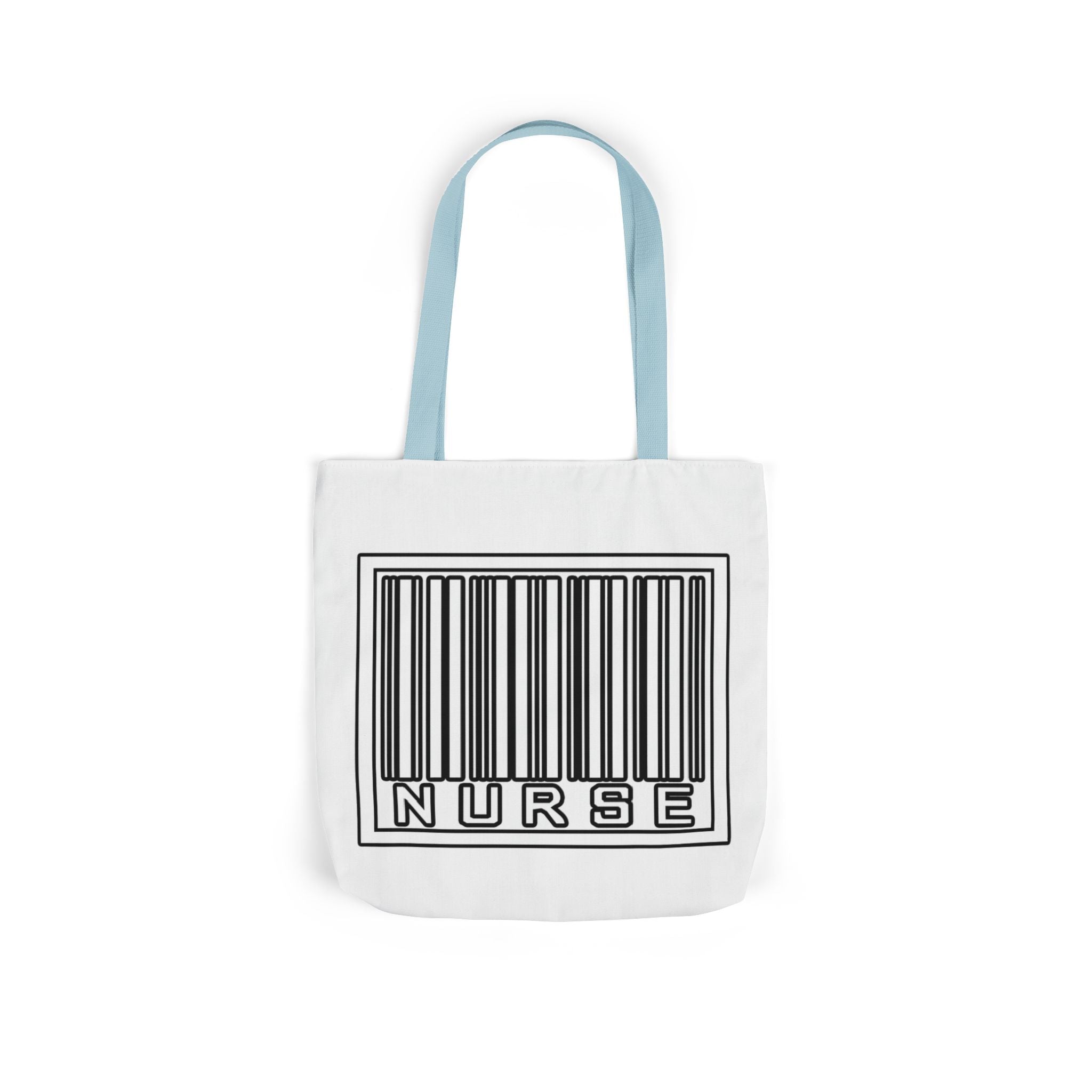 Barcode Nurse - Canvas Tote Bag, 5-Color Straps