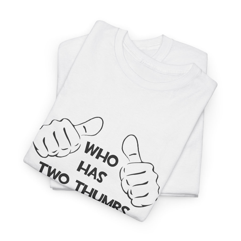 Two Thumbs and Loves Being an Epidemiologist - Unisex Heavy Cotton Tee