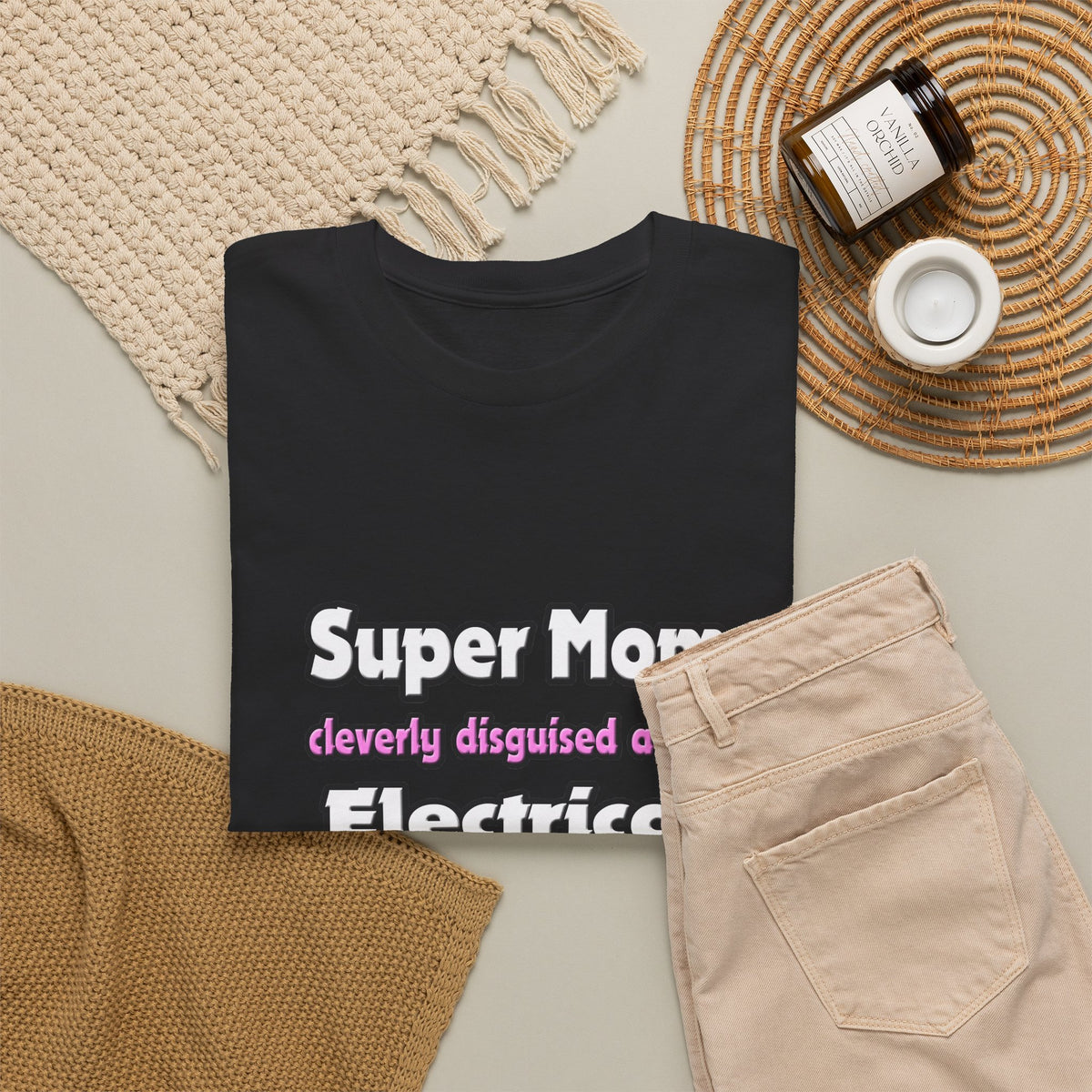 Super Mom ... Electrical Engineer - Unisex Heavy Cotton Tee