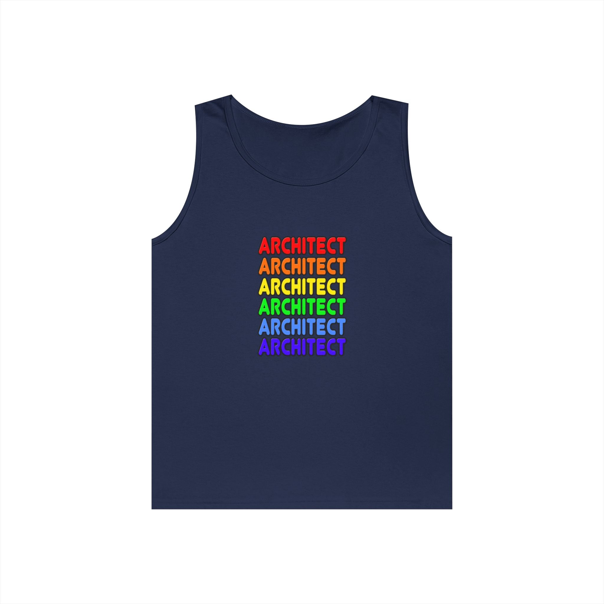 Rainbow Architect - Unisex Heavy Cotton Tank Top