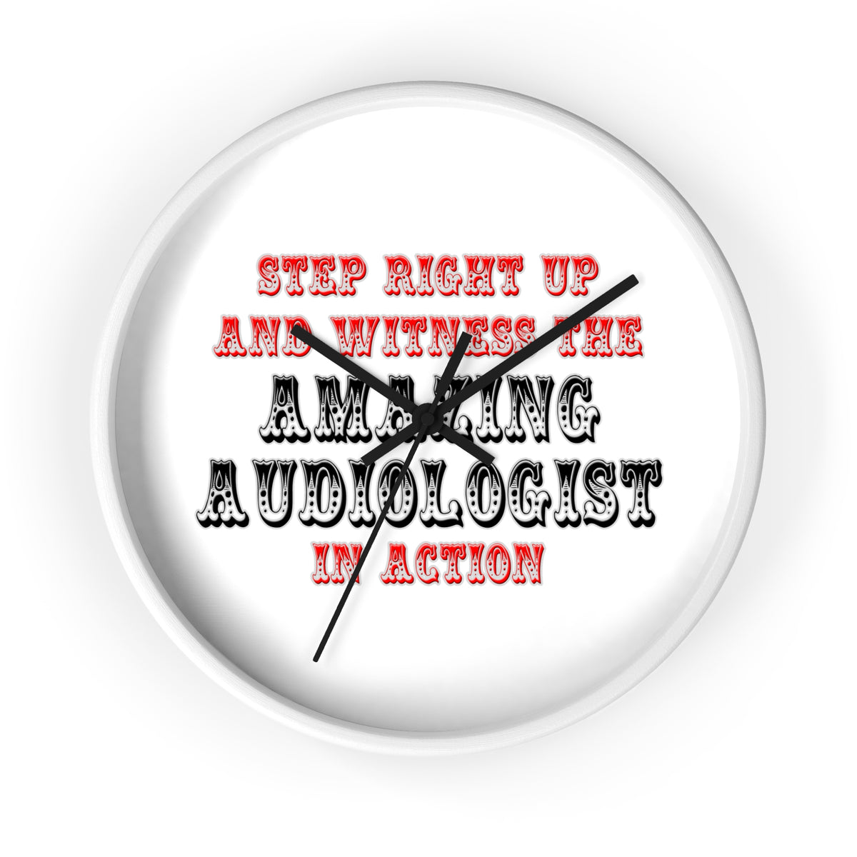Amazing Audiologist In Action - Wall Clock
