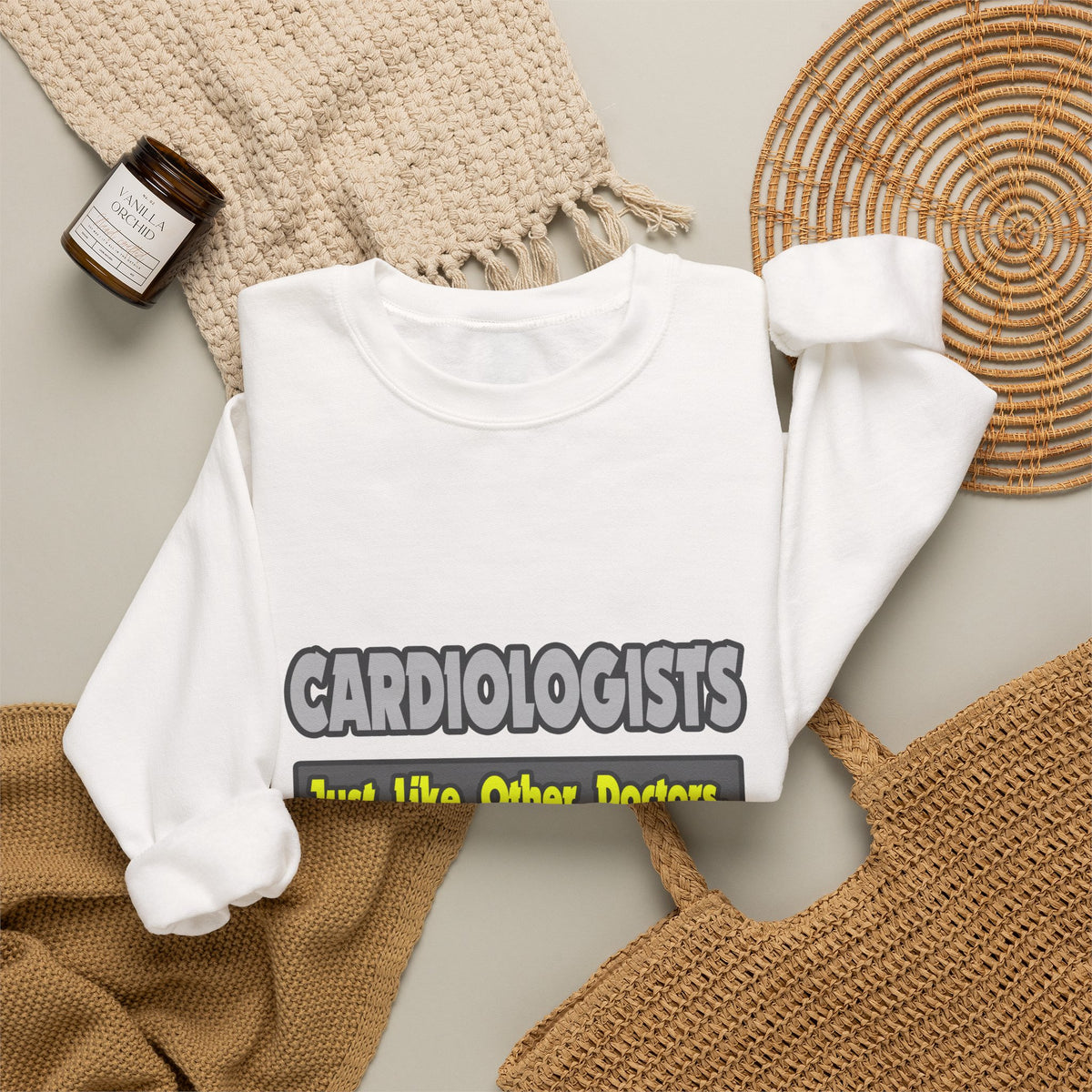 Cardiologists...Smarter - Unisex Heavy Blend™ Crewneck Sweatshirt