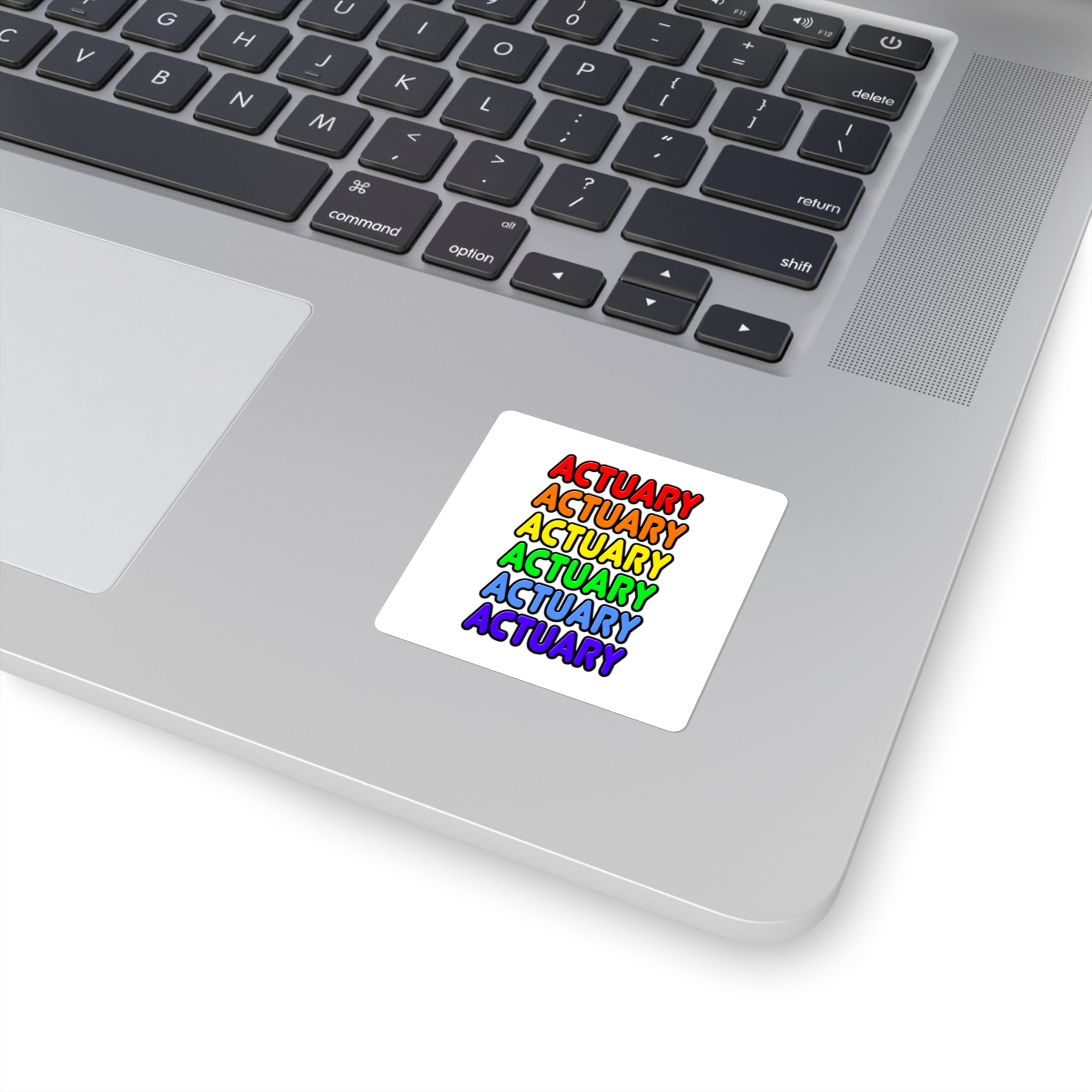 Rainbow Actuary - Square Stickers
