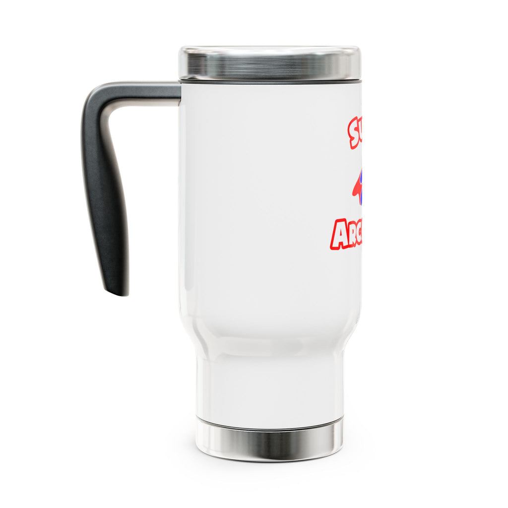 Super Architect - Stainless Steel Travel Mug with Handle, 14oz