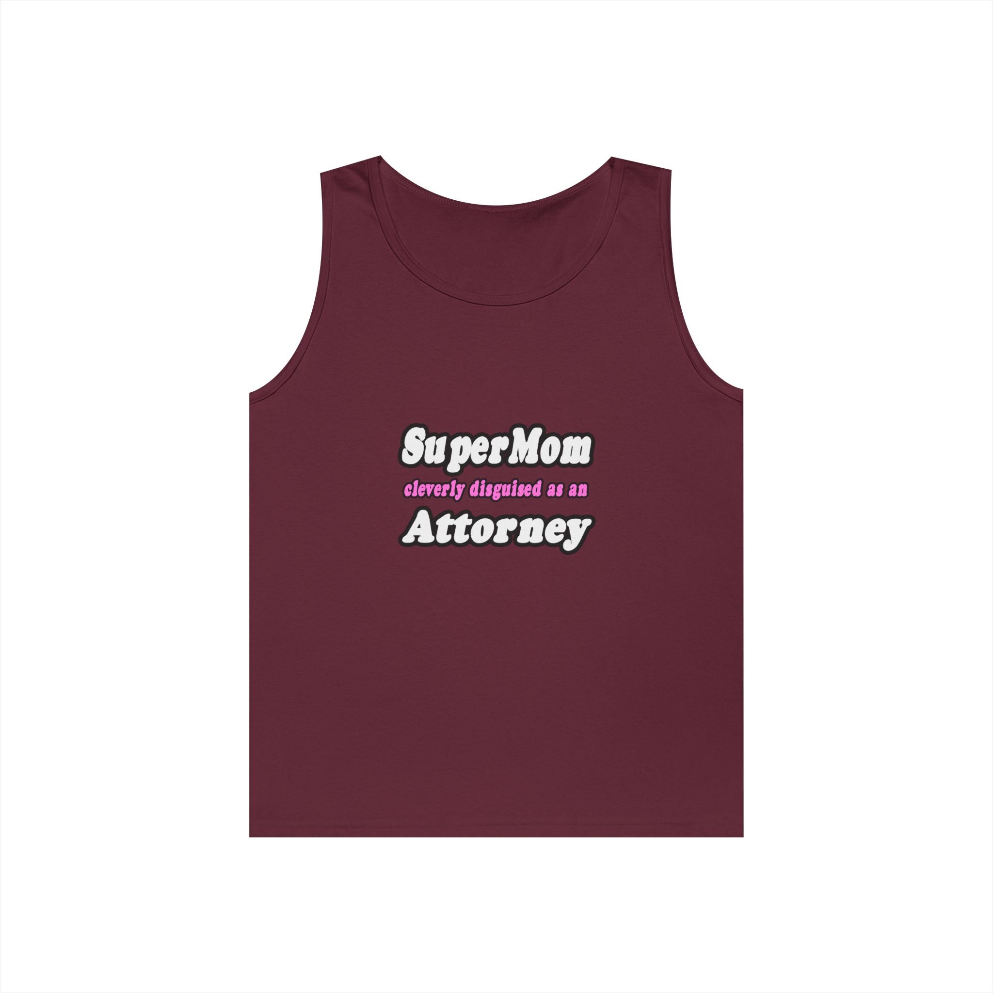 SuperMom Attorney - Unisex Heavy Cotton Tank Top