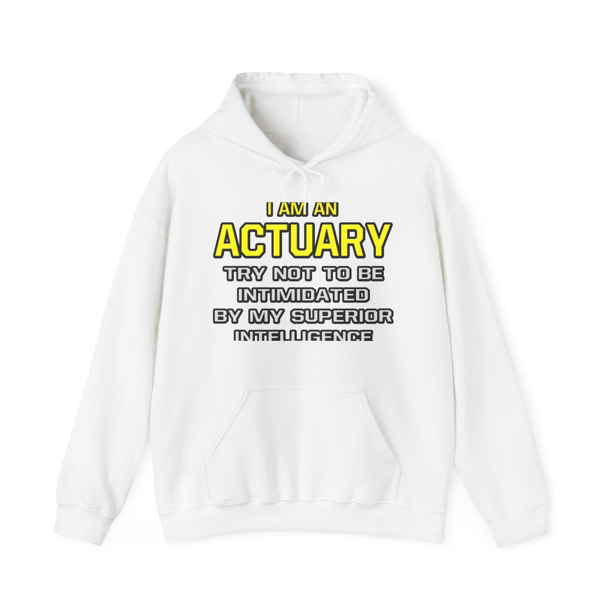 Actuary...Superior Intelligence - Unisex Heavy Blend™ Hooded Sweatshirt