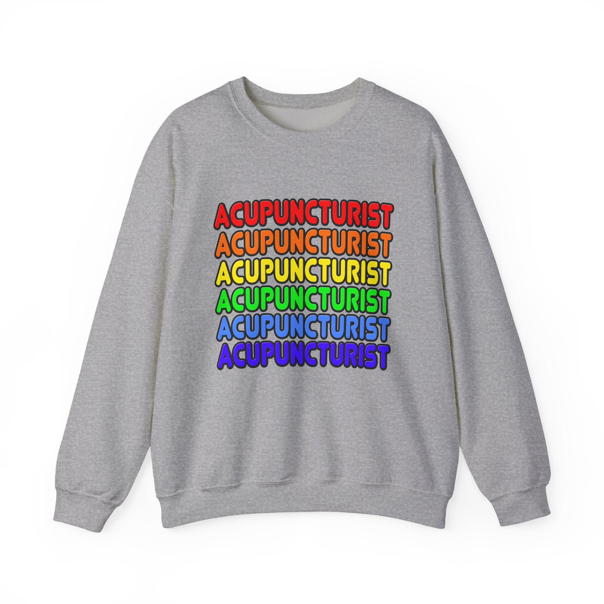 Rainbow Acupuncturist - Unisex Heavy Blend™ Crewneck Sweatshirt