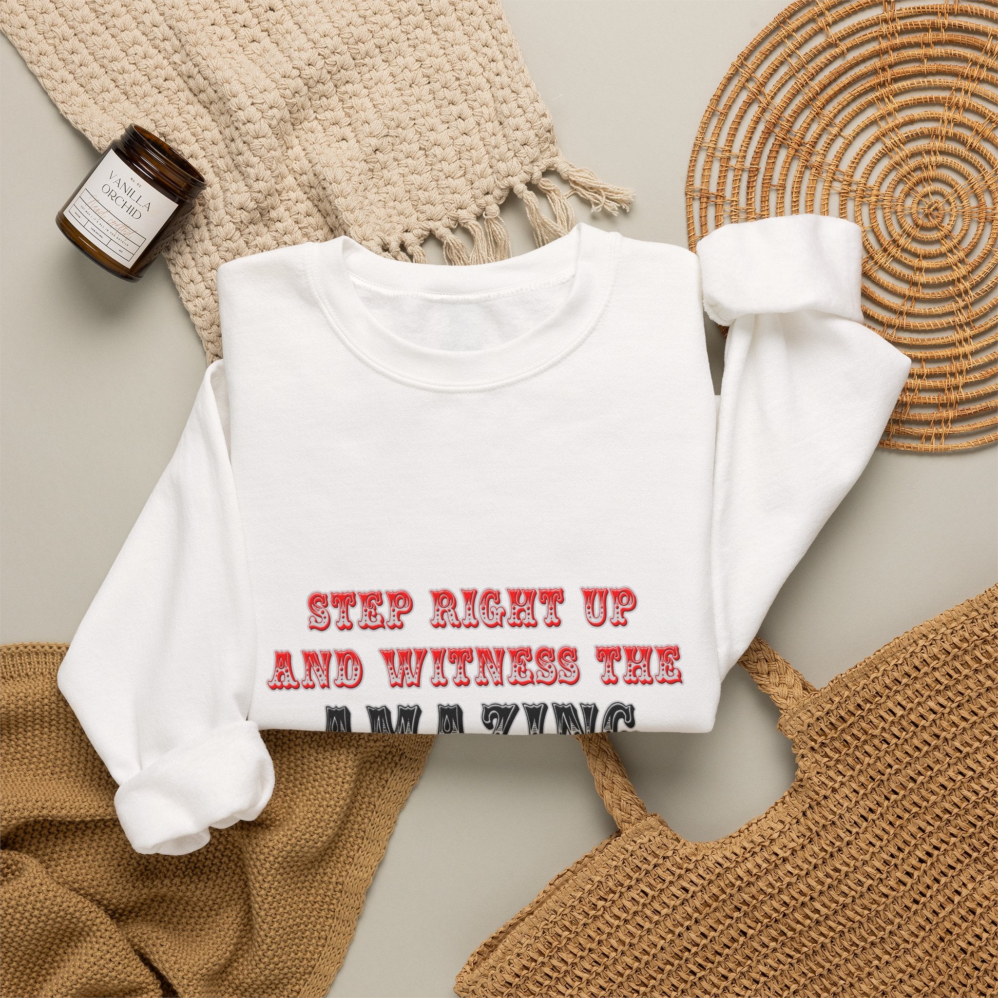 Amazing Nurse In Action - Unisex Heavy Blend™ Crewneck Sweatshirt