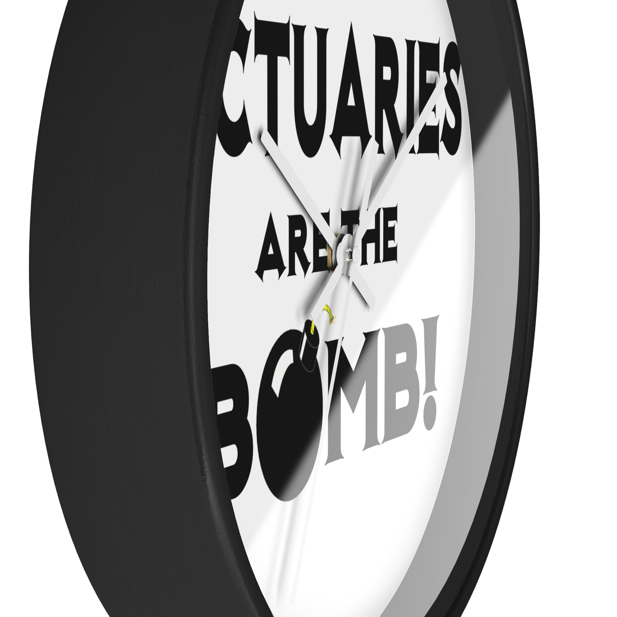 Actuaries Are The Bomb! - Wall Clock