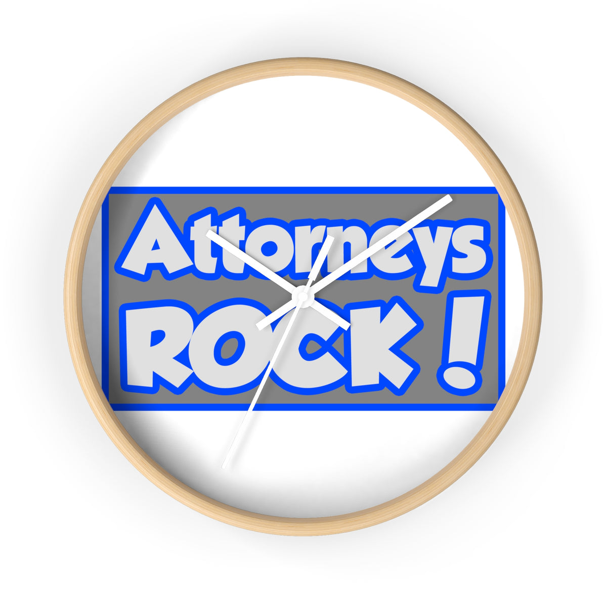 Attorneys Rock! - Wall Clock